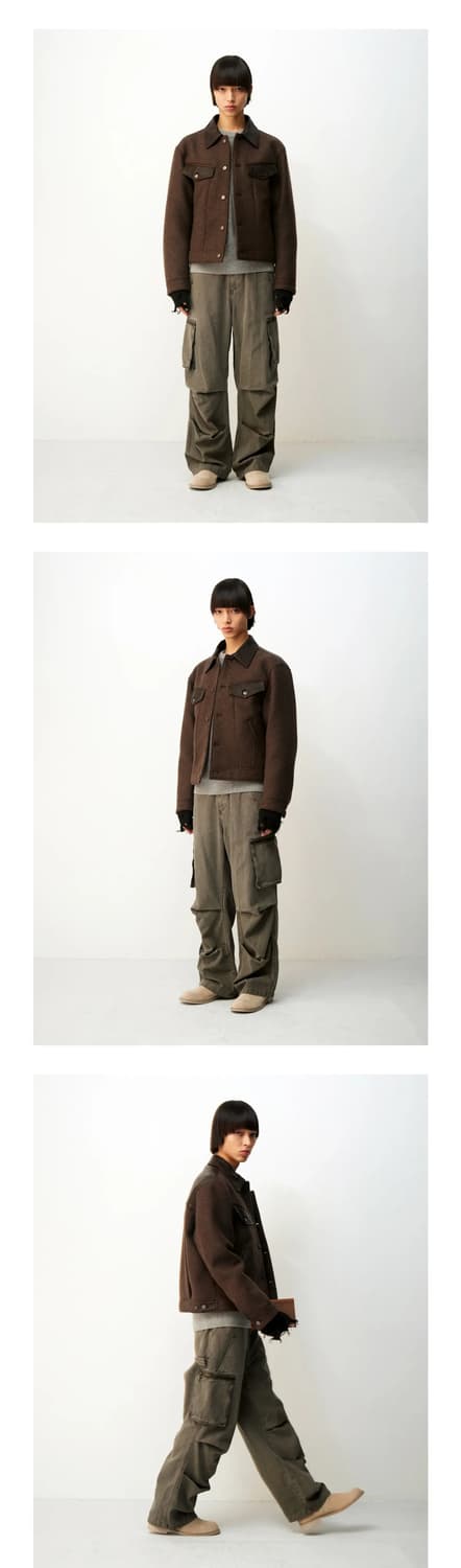 쿠어 오버 다잉 페이디드 워크 팬츠 s 상품이미지3