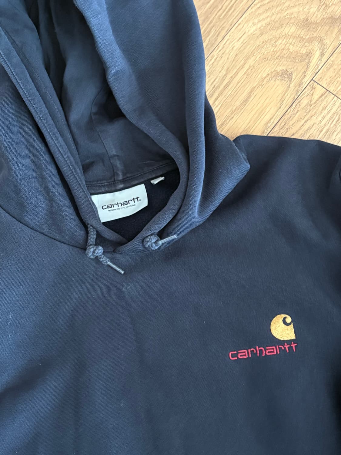 [S 스몰] 칼하트 WIP 후드 네이비 상품이미지2