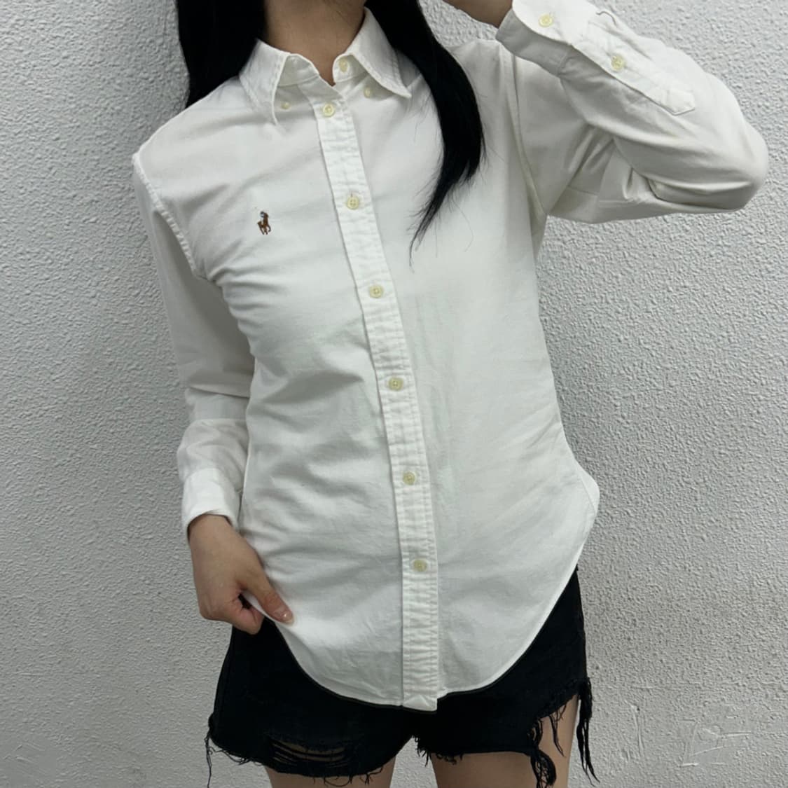폴로 랄프로렌 옥스포드 화이트 셔츠 XS 상품이미지1