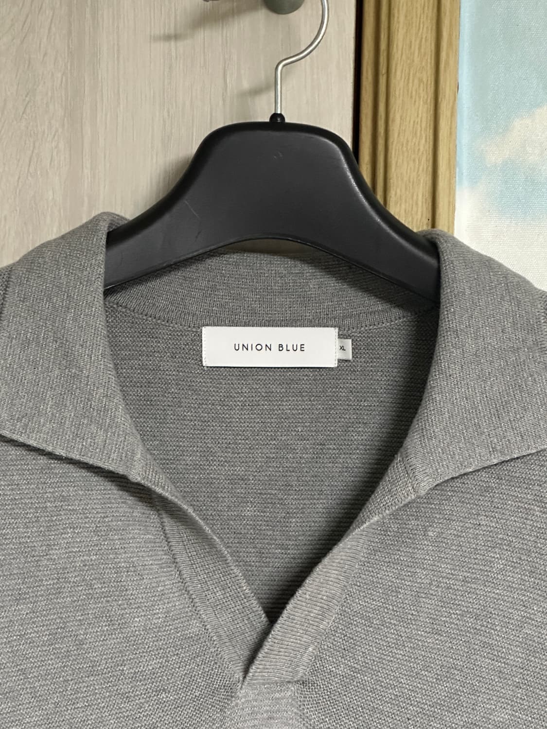 (XL) 유니온블루 HARD TWIST SPREAD POLO KNIT 상품이미지3