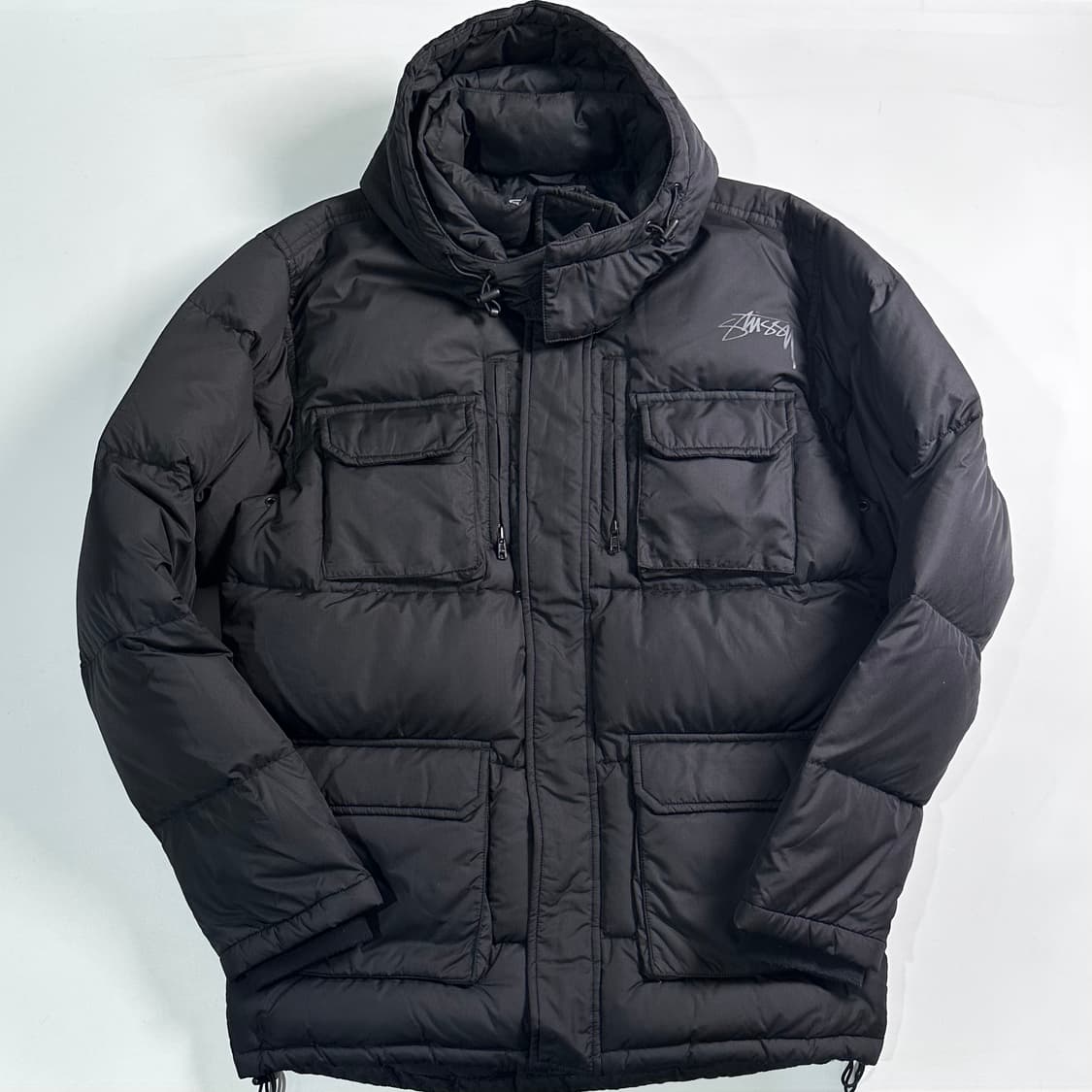 스투시 블랙 포켓 유틸리티 다운 패딩 상품이미지1