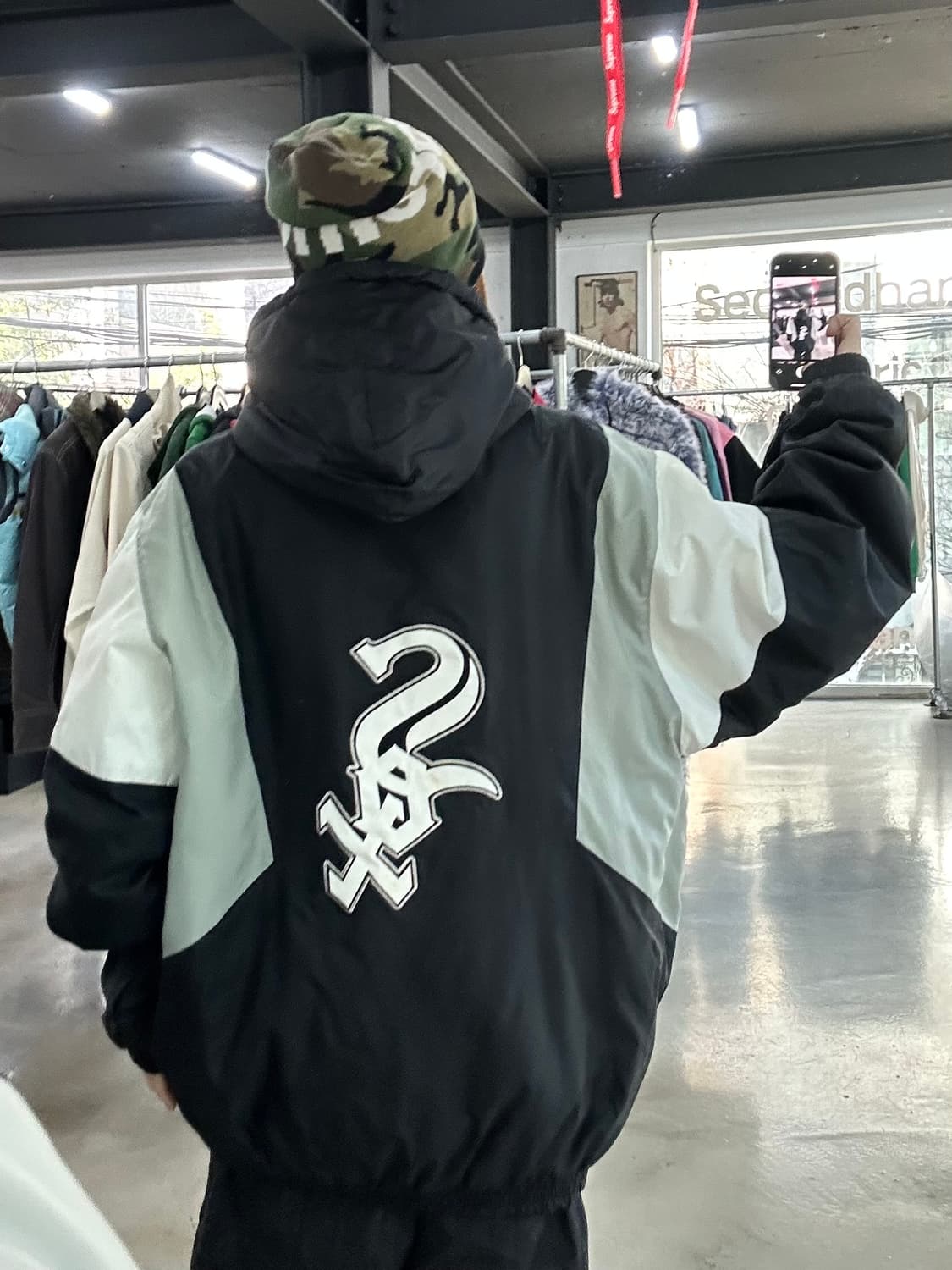 마제스틱 시카고 화이트 삭스 아노락 상품이미지2