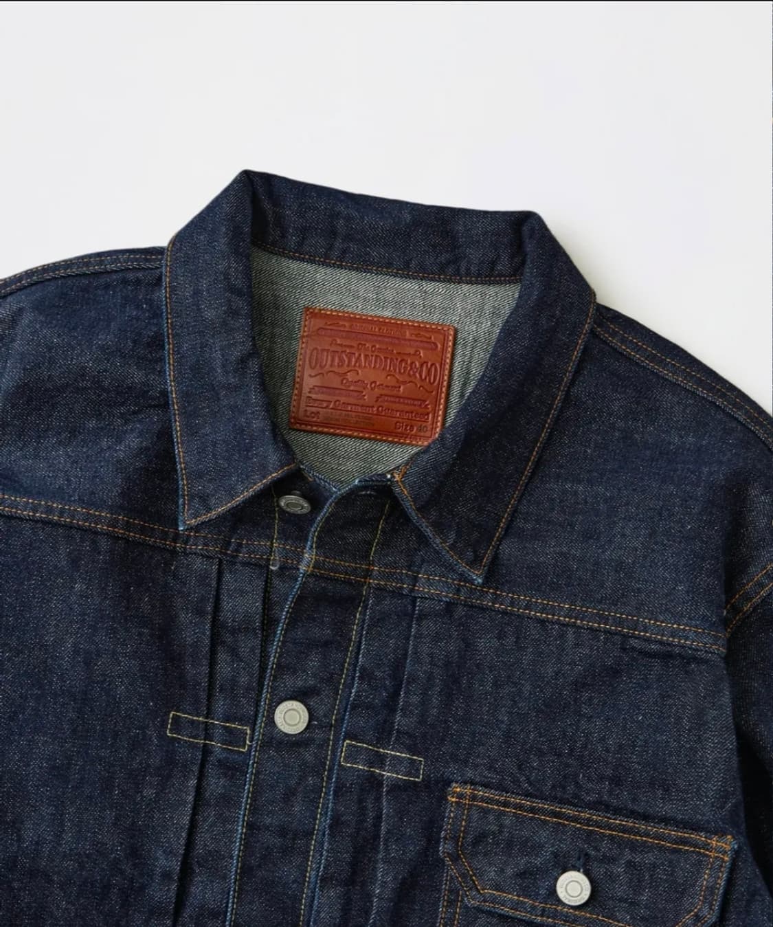 아웃스탠딩 SELVEDGE DENIM 1ST JACKET 라지(L) 상품이미지2