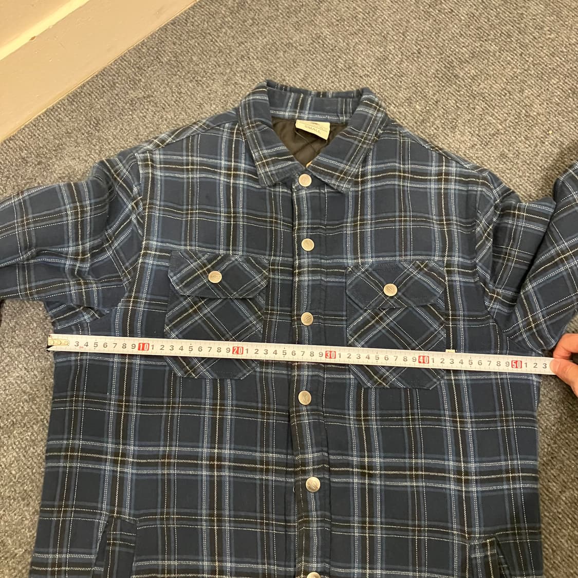 N208 디키즈 퀼팅 체크 셔츠 자켓 상품이미지5