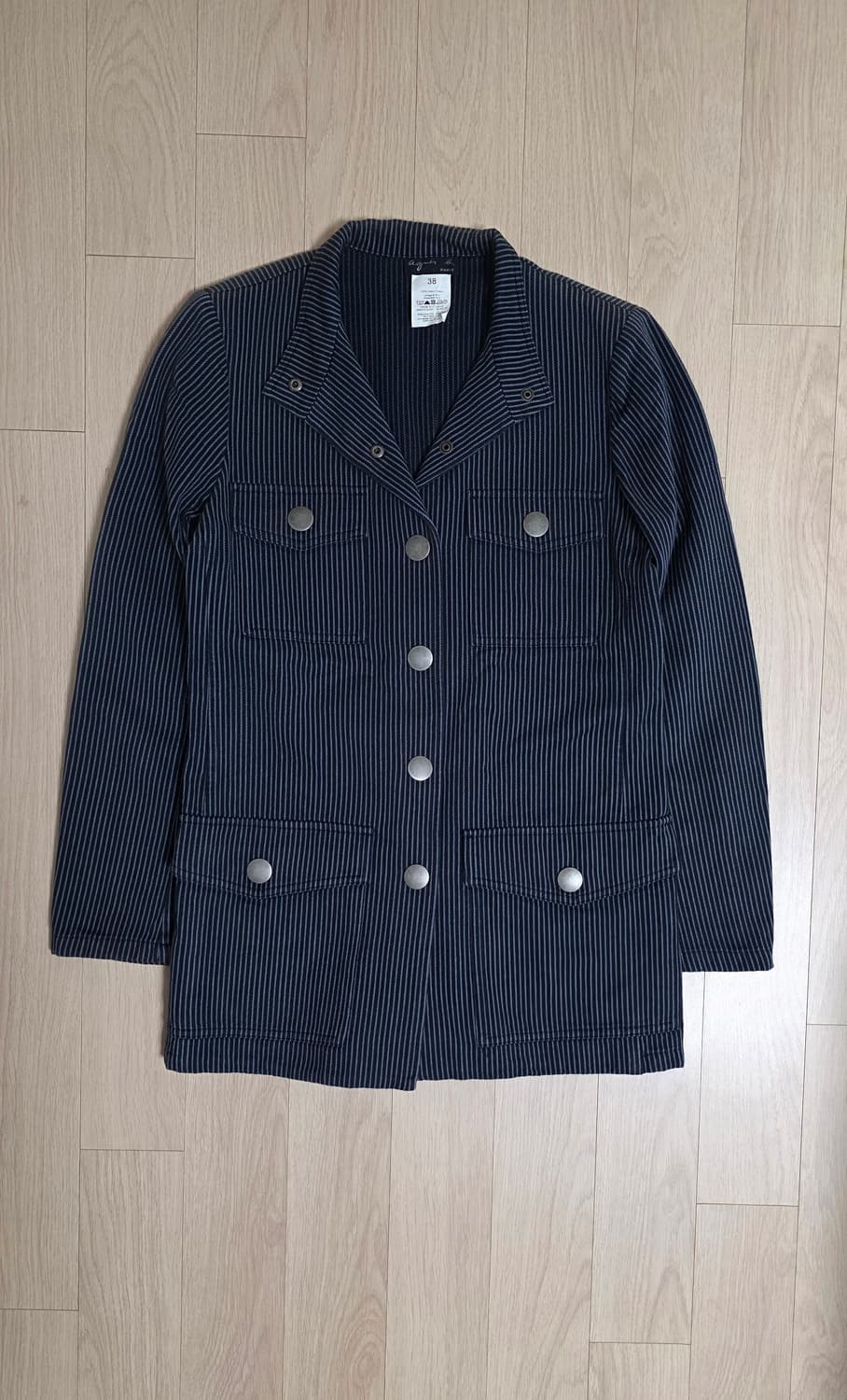 아네스베 스트라이프 자켓 상품이미지1