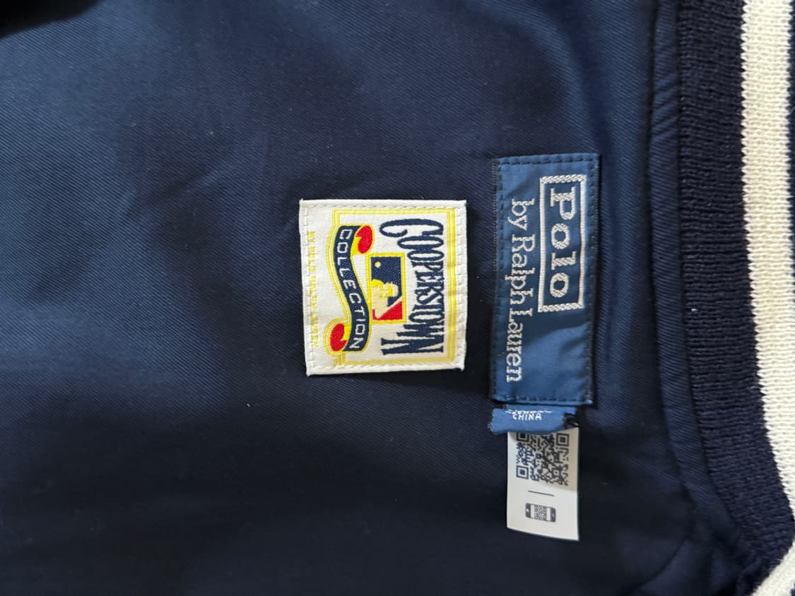 폴로 랄프로렌 양키스 새틴 바시티 L 상품이미지3