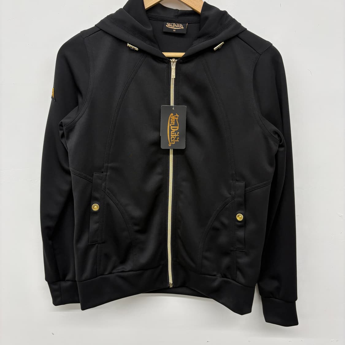 본더치 블랙 후드집업 여성 S 상품이미지2