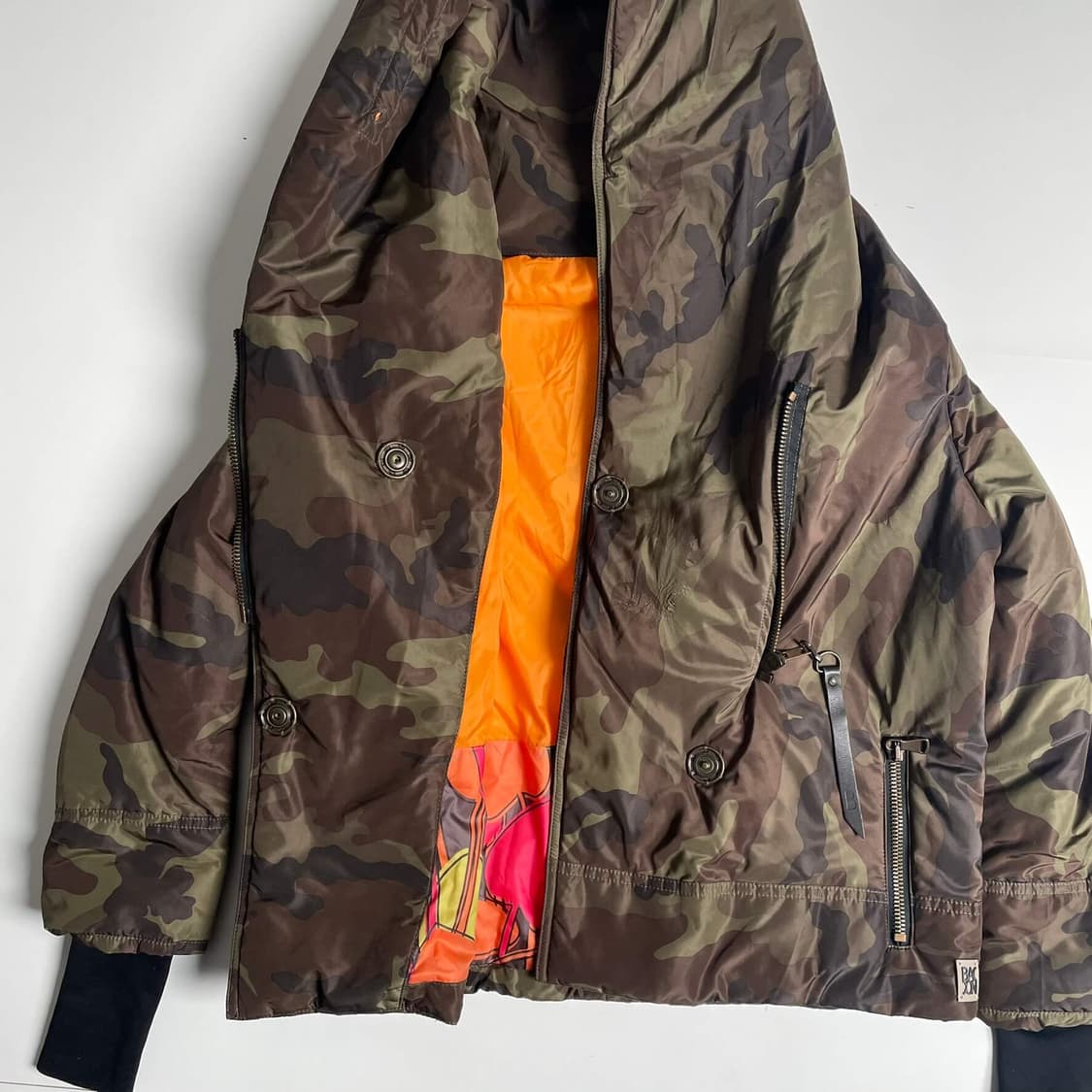 Bacon 밀리터리 나일론 패디드 자켓 (italy)   상품이미지5