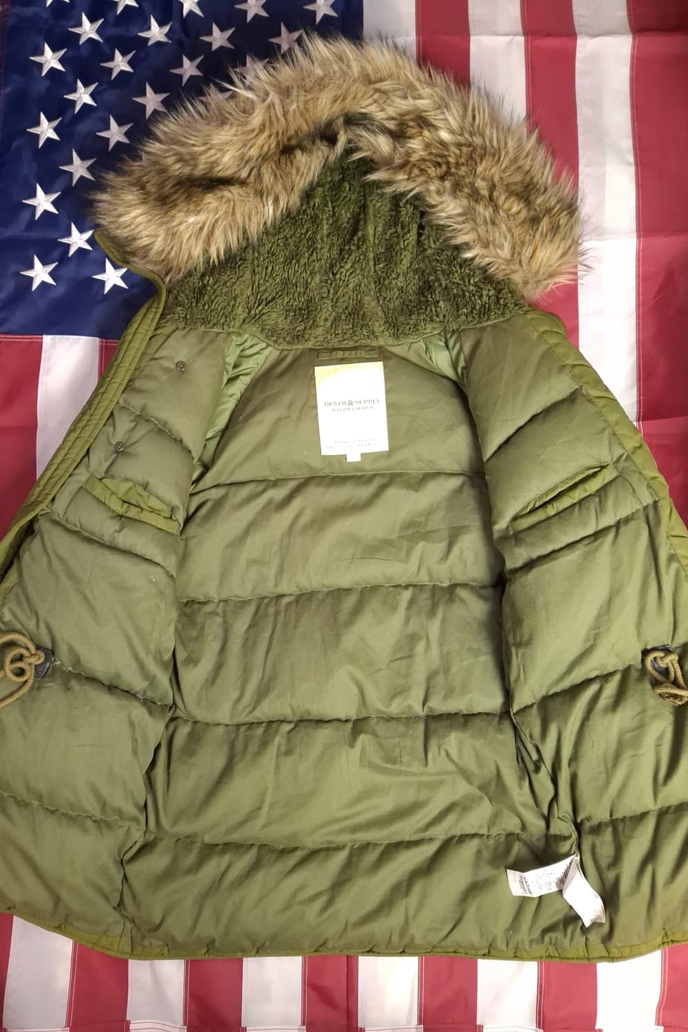 오리지날 랄프로렌폴로 데님앤서플라이 성조기 N3B 파카 상품이미지10