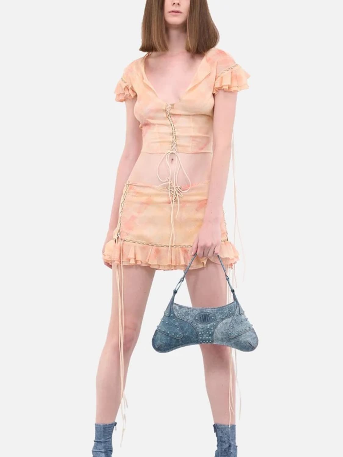 KNWLS Pink Scallop Blouse  상품이미지2