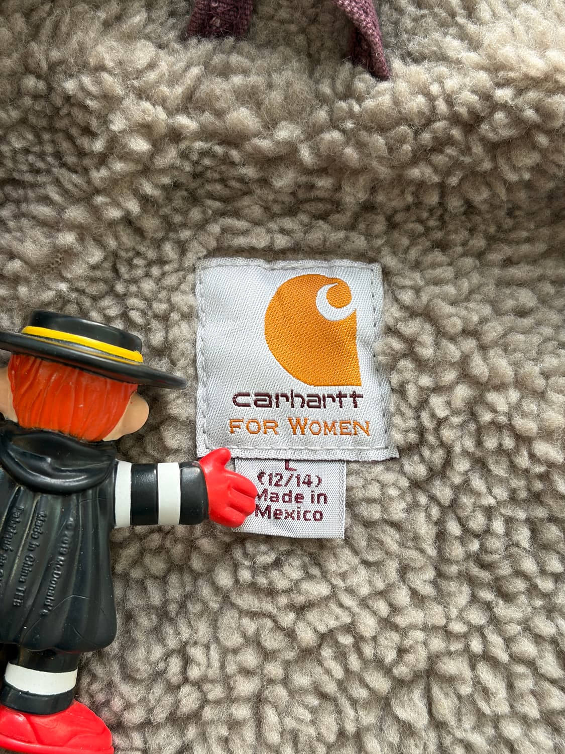 칼하트 덕 쉐르파 우먼 베스트 퍼플 자켓 L (100) 상품이미지4