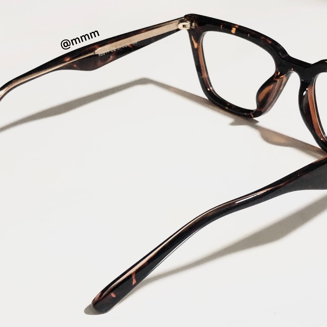 (Unisex)로랑 스퀘어 레오파드 안경 상품이미지6