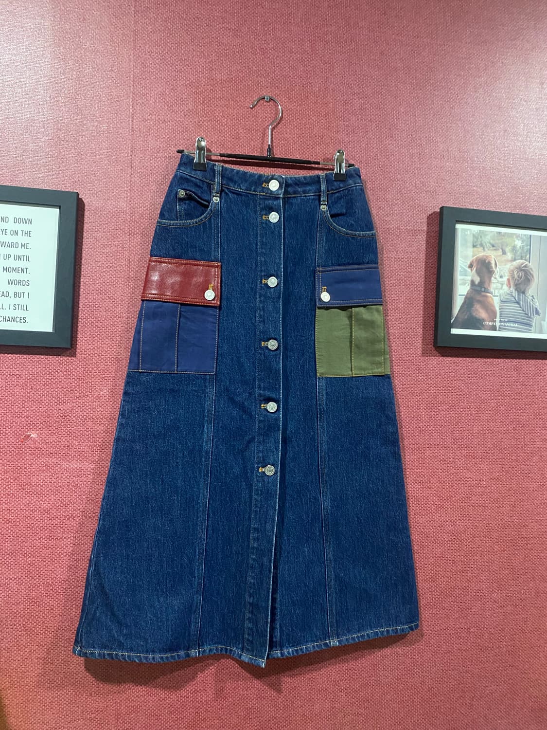 소니아 리키엘 데님 롱 스커트 34 상품이미지1