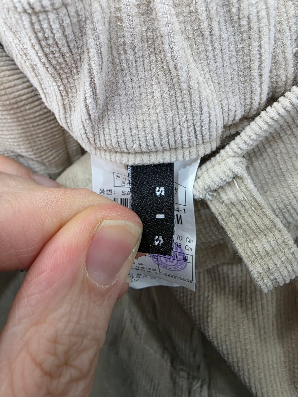 시슬리 여성 코듀료이 바지 상품이미지3