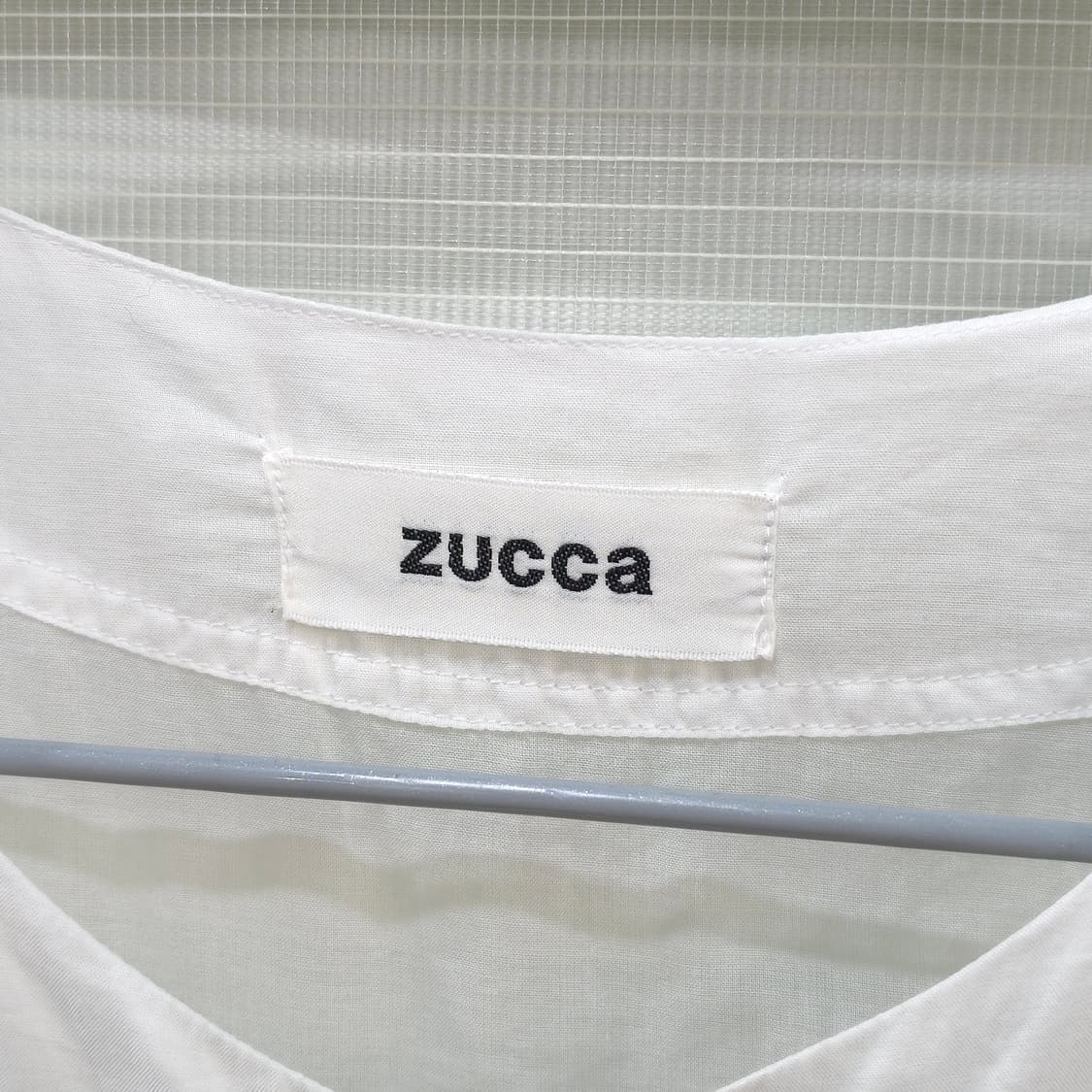 ZUCCA 주카 화이트 반팔 셔츠 원피스- 우먼M 상품이미지8