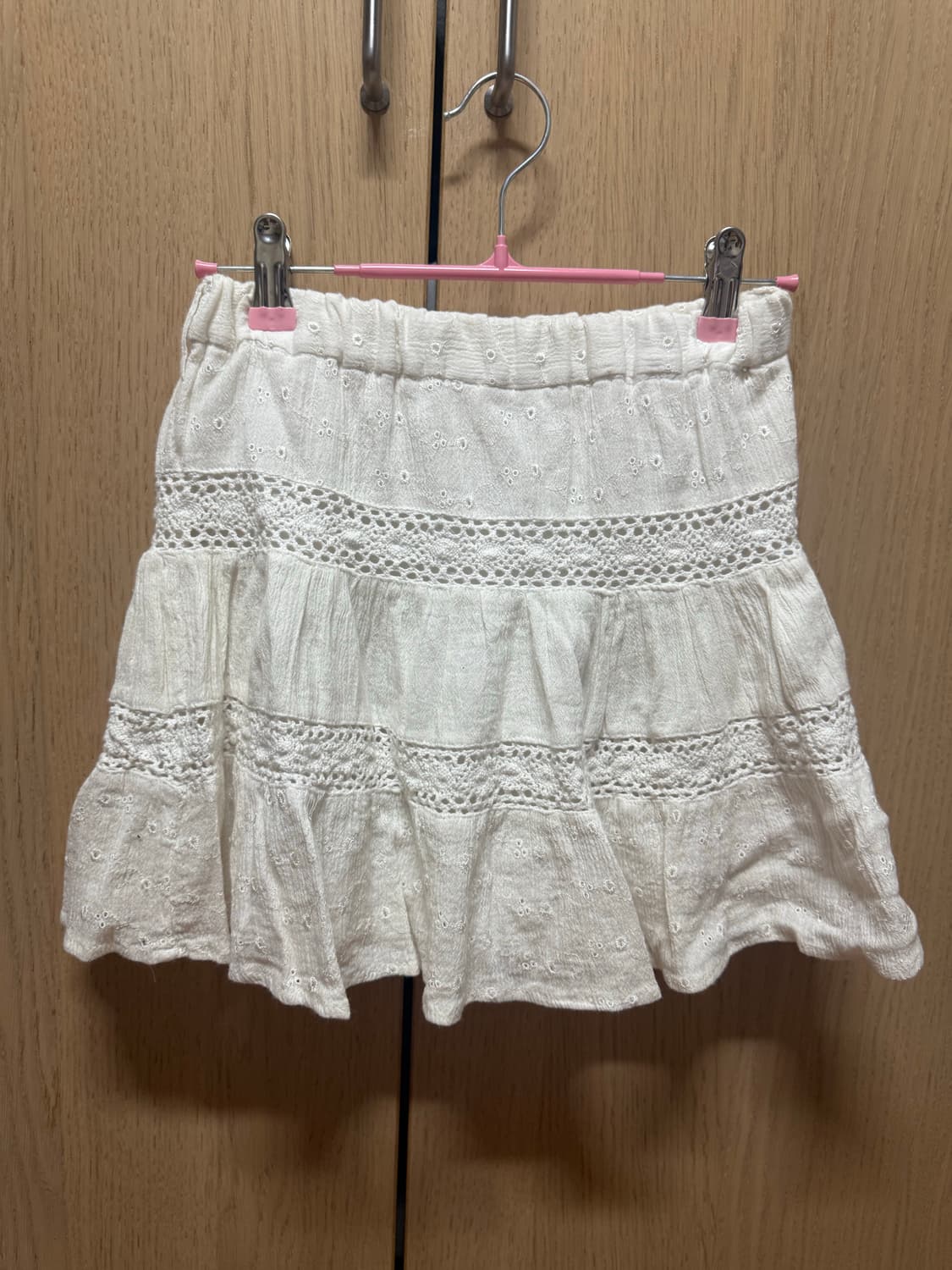 스나계 달천깔 생화이트 레이스 미니스커트 모리 러블리 진리빈티지 상품이미지2