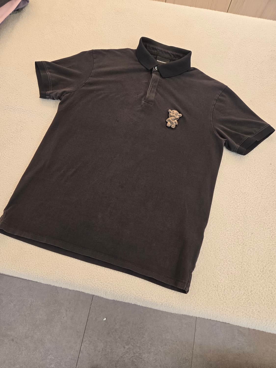 엠포리오 아르마니 곰돌이패치 반팔 폴로티 XL : 인간적으로 이쁨 상품이미지1