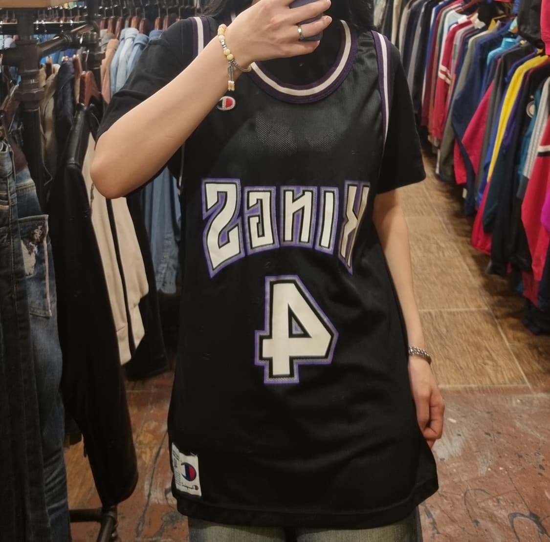 [Hi] NBA 챔피온 농구나시 블랙 상품이미지4