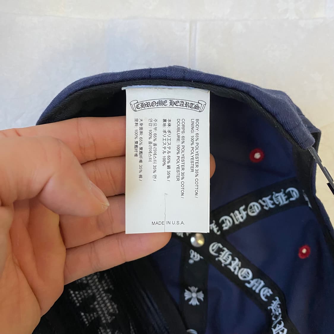 [Free] 크롬하츠 가스스테이션 모자 캡 네이비 상품이미지6