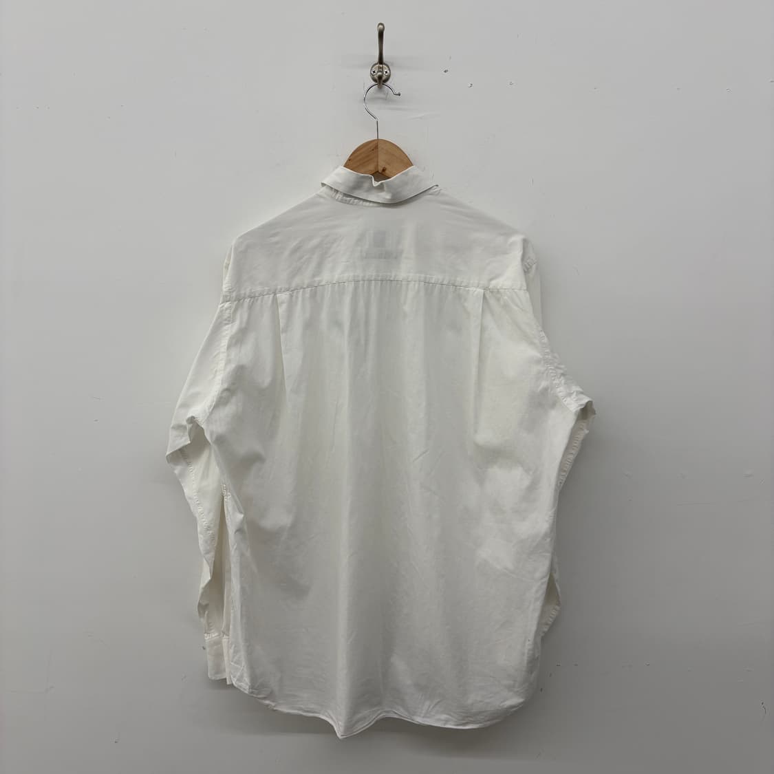 알마니 화이트 반팔 남방 셔츠 남성 L 상품이미지5