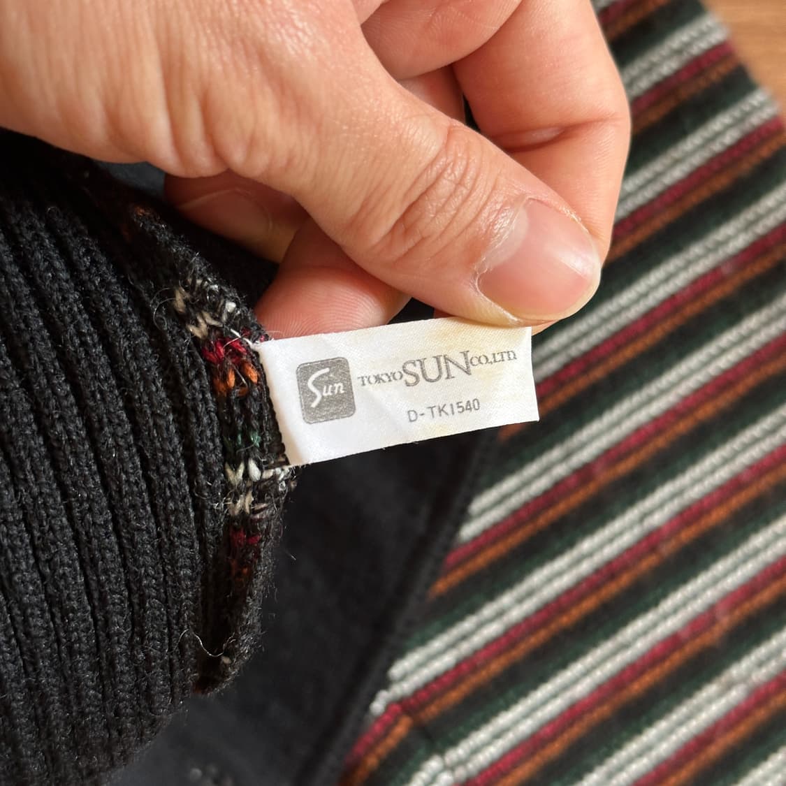 90’s Sun for men tokyo wool knit blouson 상품이미지9