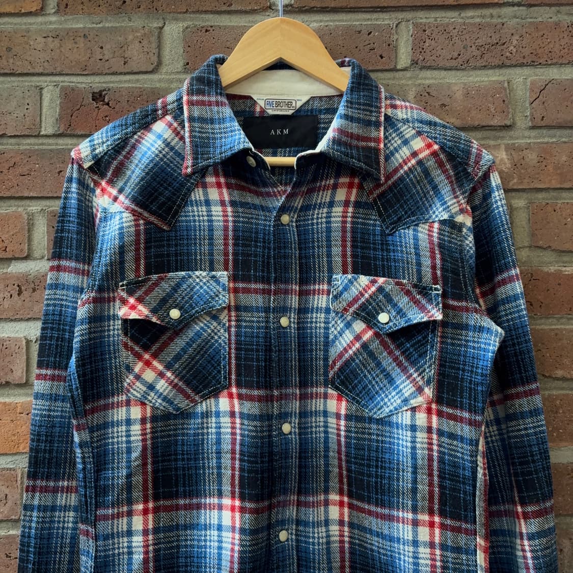 Five Brother × AKM 플란넬 웨스턴 셔츠 상품이미지2
