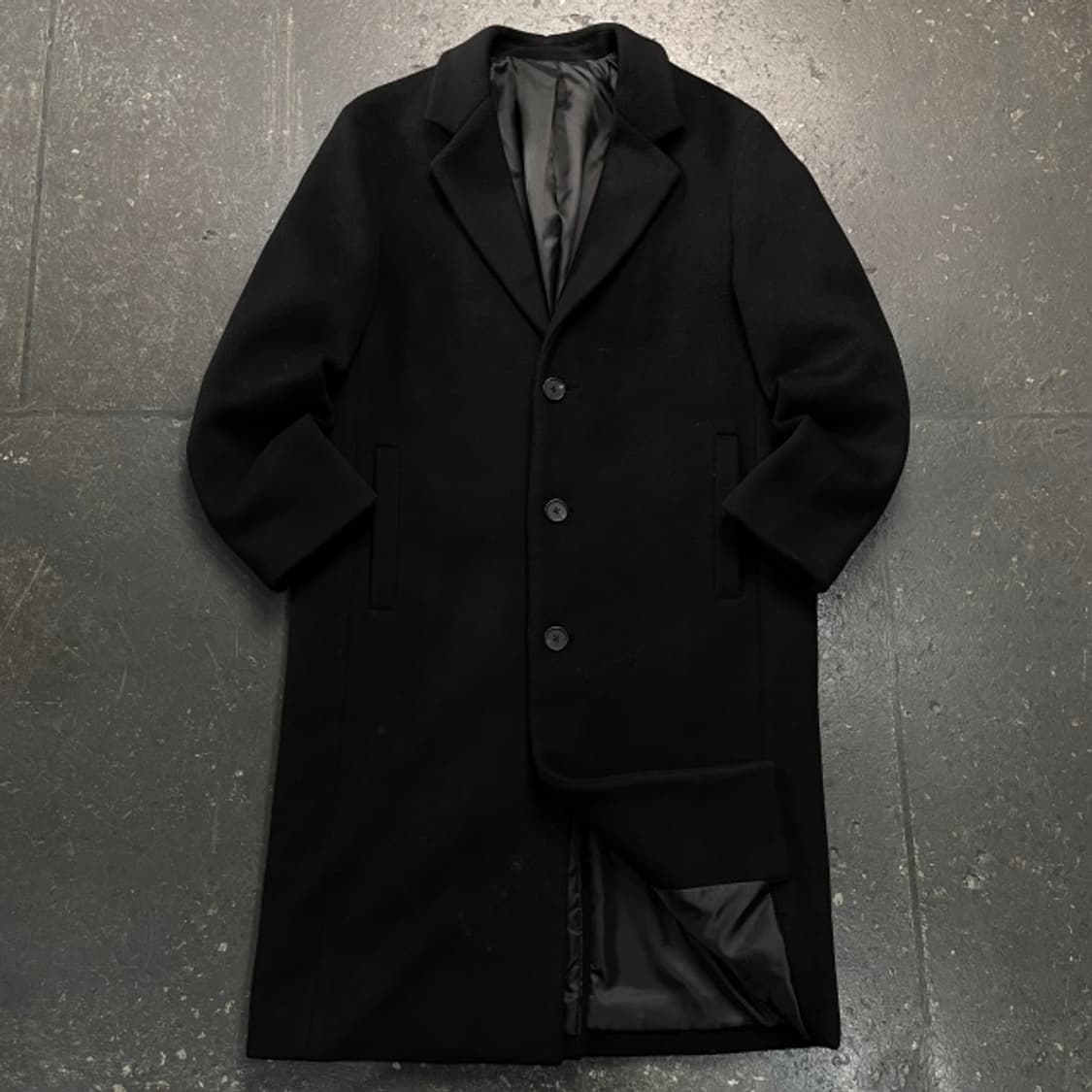 95-100 무신사 스탠다드 캐시미어 싱글코트  상품이미지1