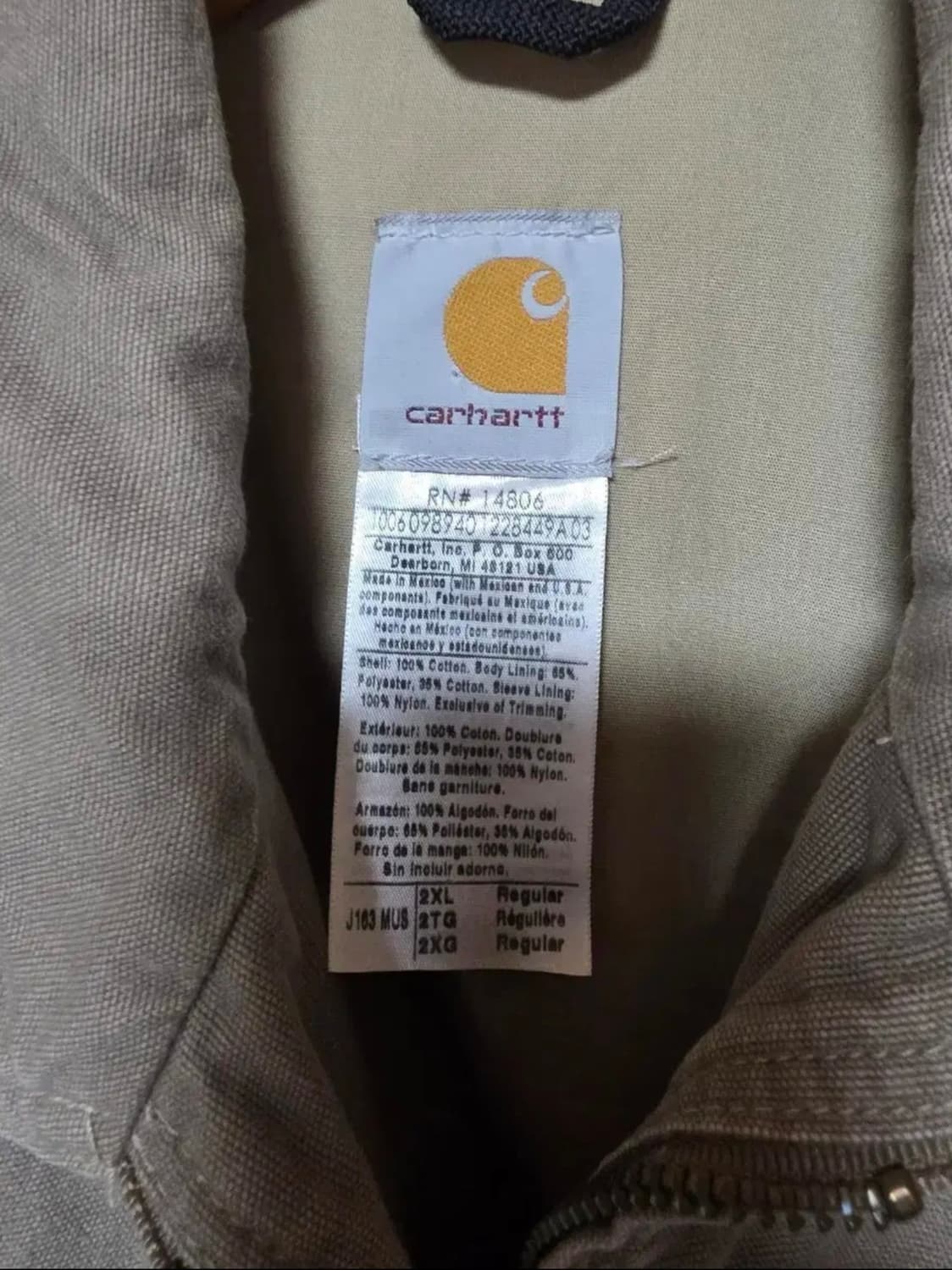 킬하트 j 163 빈티지 워크자켓 2xl 상품이미지3