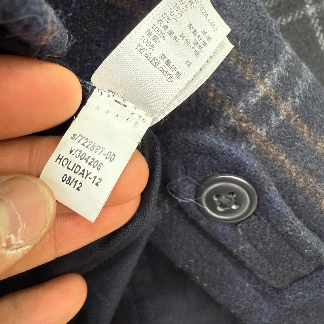 갭 체크 울 자켓 r1974 상품이미지9