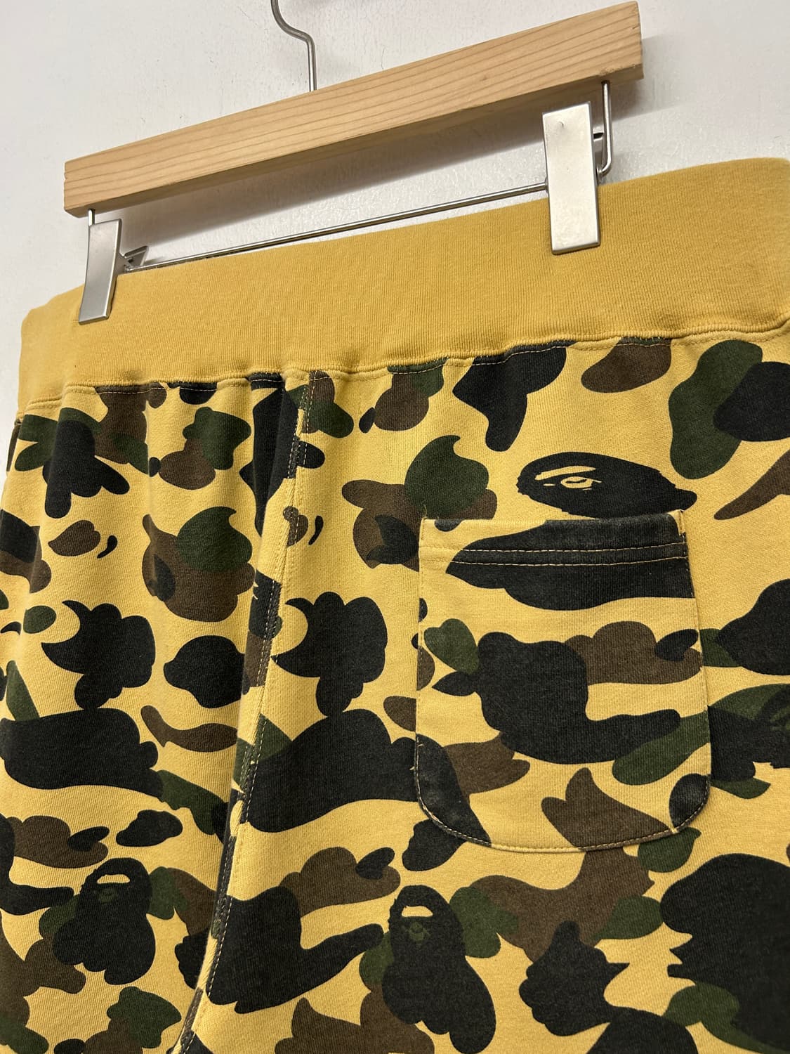 베이프 황계 카모 스웻 반바지 상품이미지4