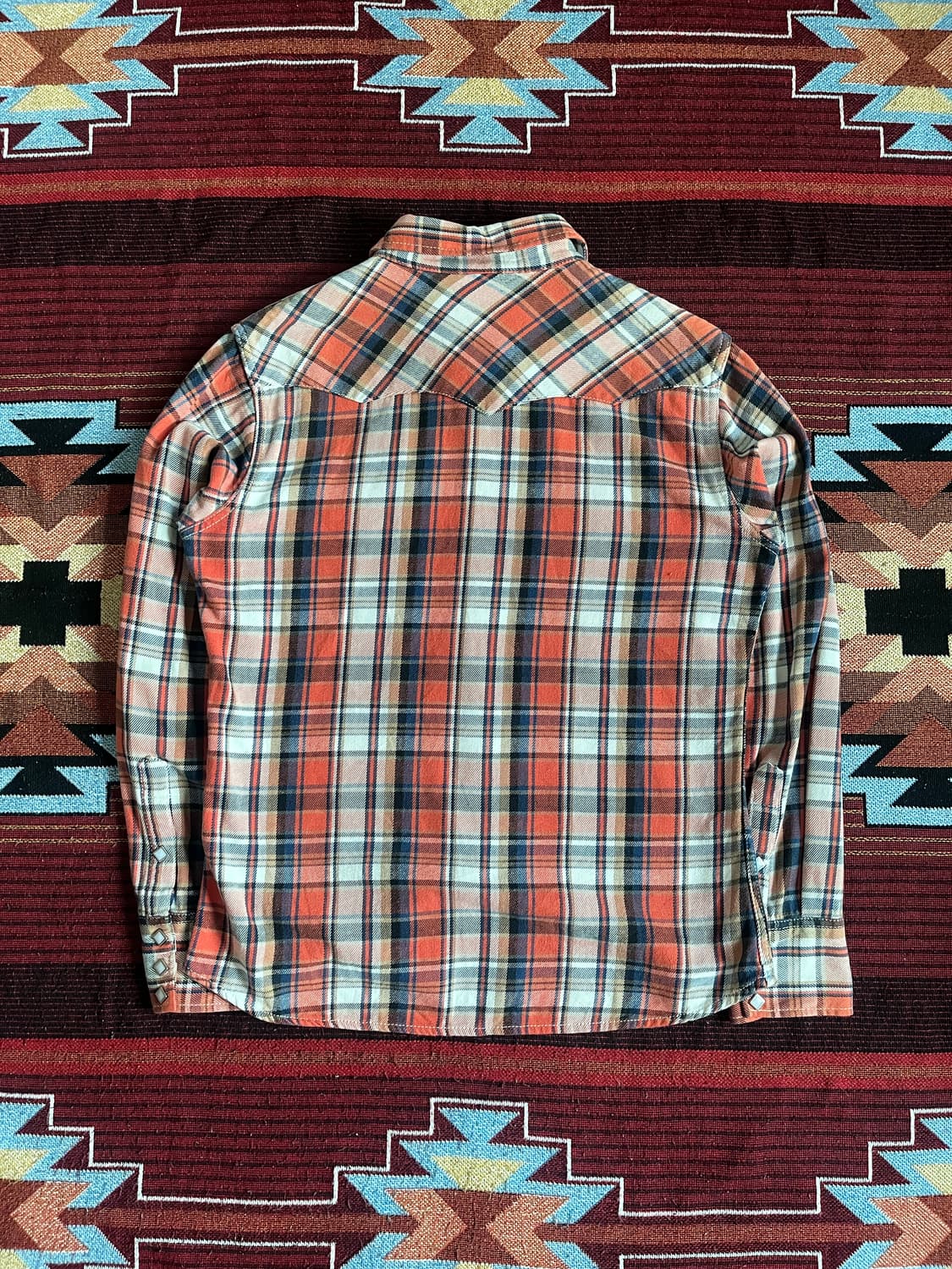 랭글러 웨스턴 플라넬 체크 셔츠 WRANGLER 상품이미지2