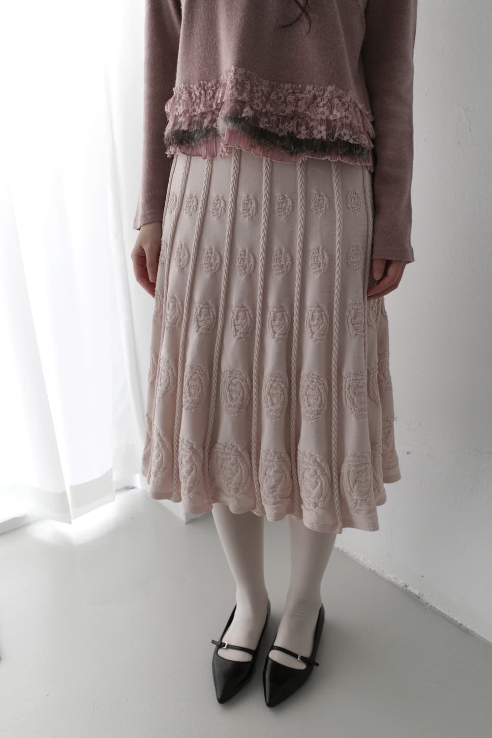 flower knit skirt  상품이미지4