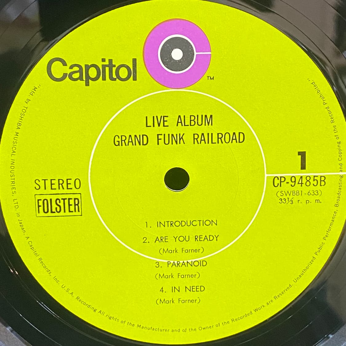 (LP) Grand Funk - Live Album(2LP) 상품이미지4