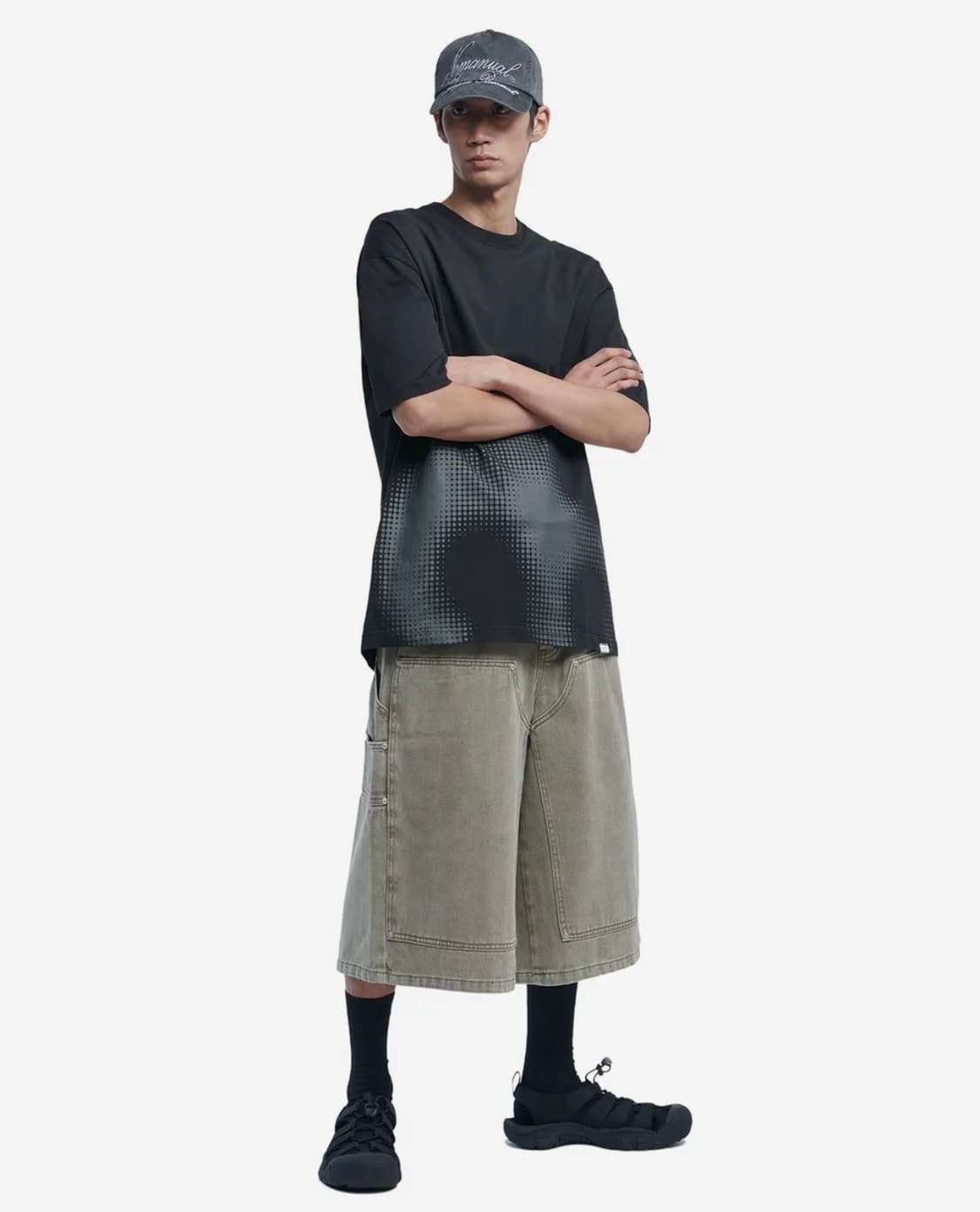 뉴매뉴얼 C.D.L BERMUDA PANTS - KHAKI 상품이미지2