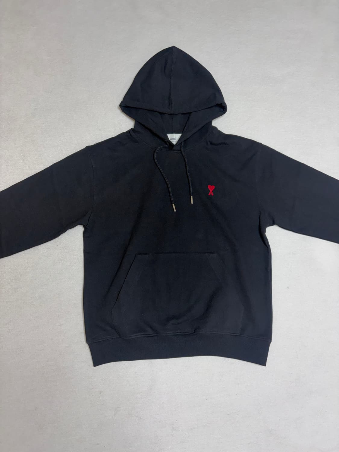 아미 스몰 하트 로고 후드티 L (새상품) 상품이미지2