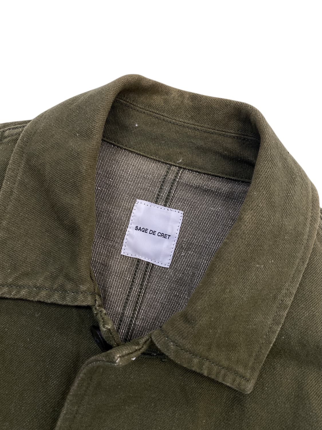 사주 데 크렛 코튼/린넨 밀리터리 자켓 상품이미지7