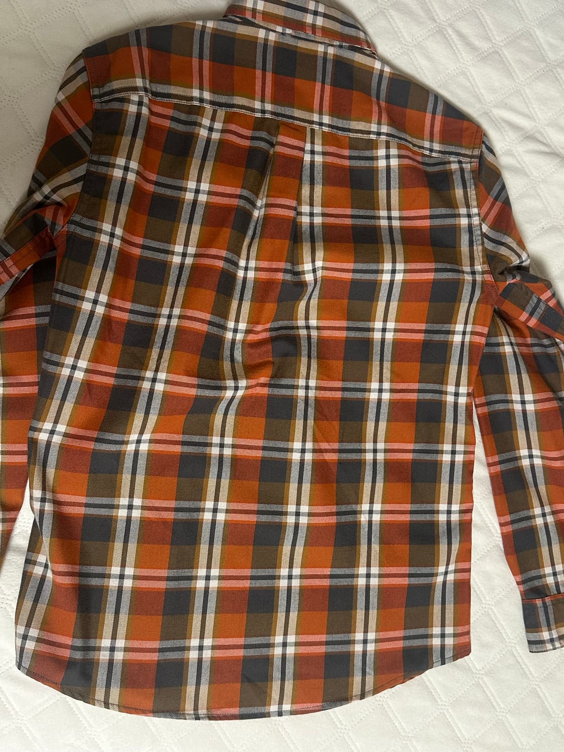 에디바우어 남성 체크 셔츠 XS 상품이미지2