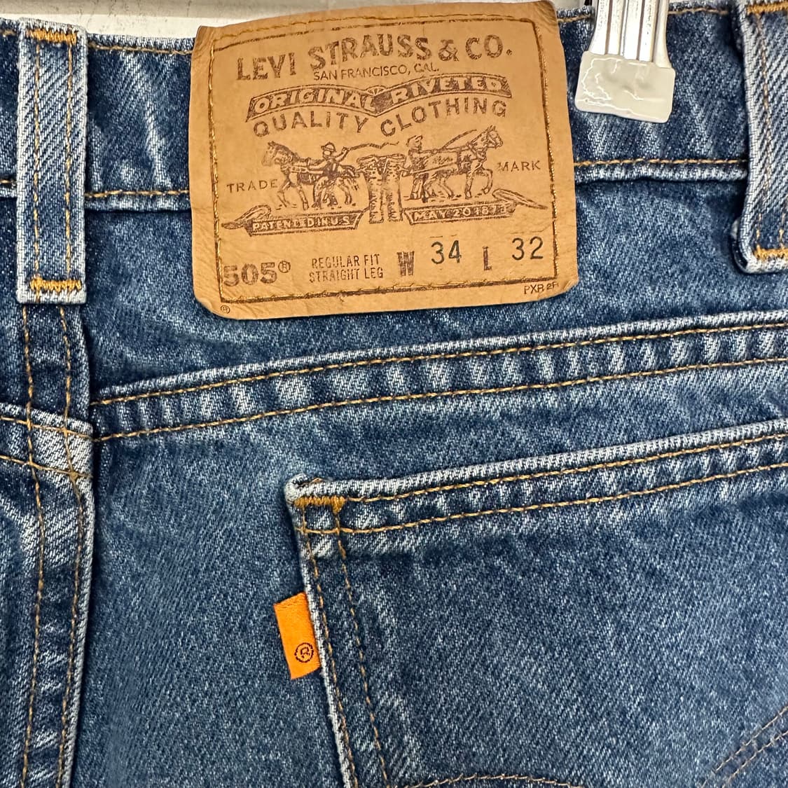 90’s 리바이스 505 오렌지탭 중청 상품이미지6
