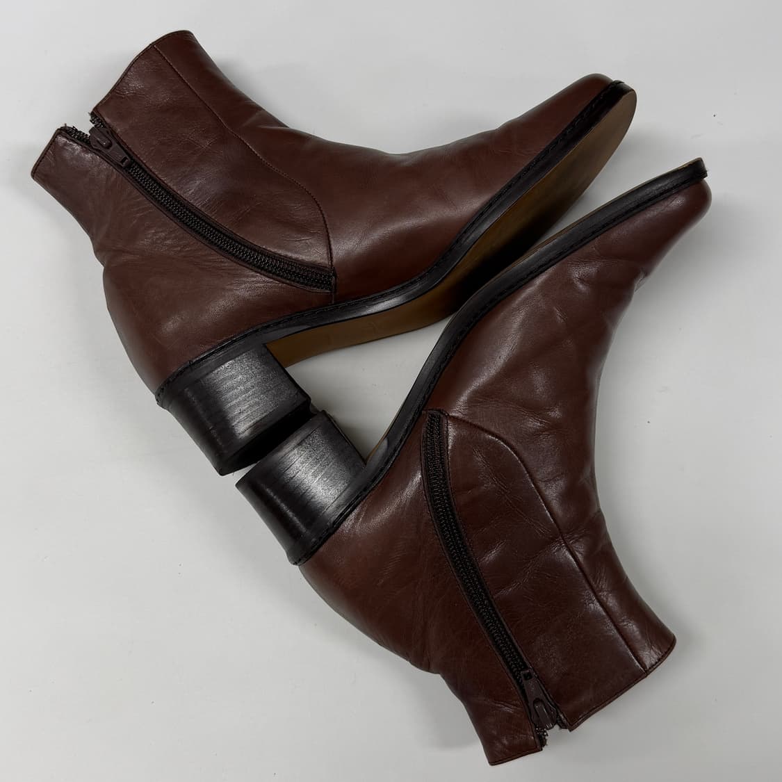 90s Margaret Howell square toe boots 상품이미지5