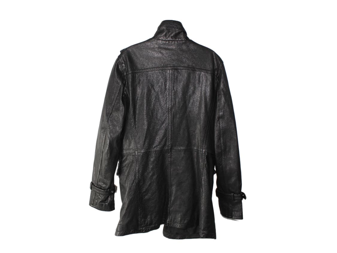 2000s JAPAN 2WAY 램스킨 레더 자켓 상품이미지6