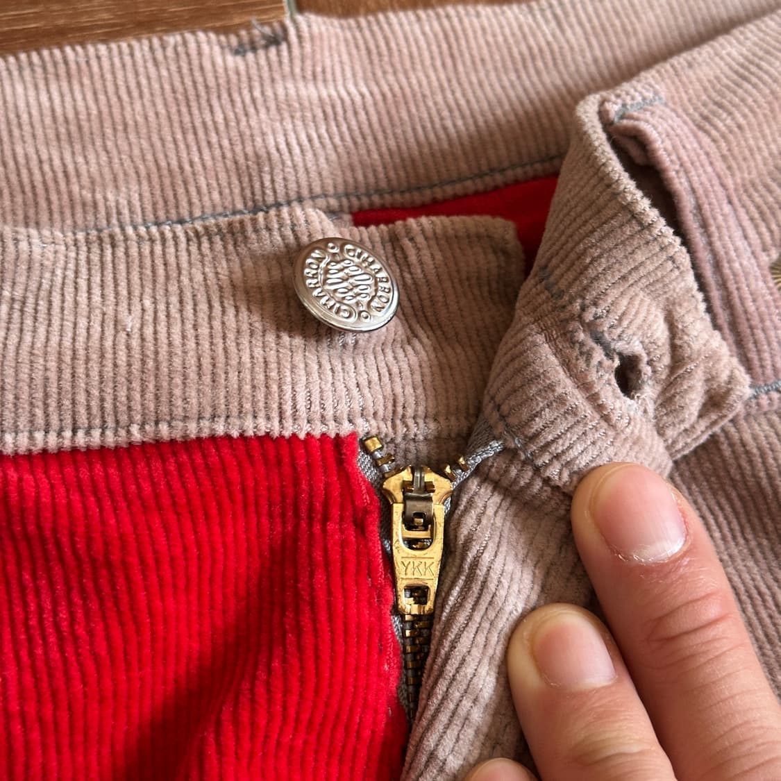 Cimarron corduroy patch work pants 상품이미지4