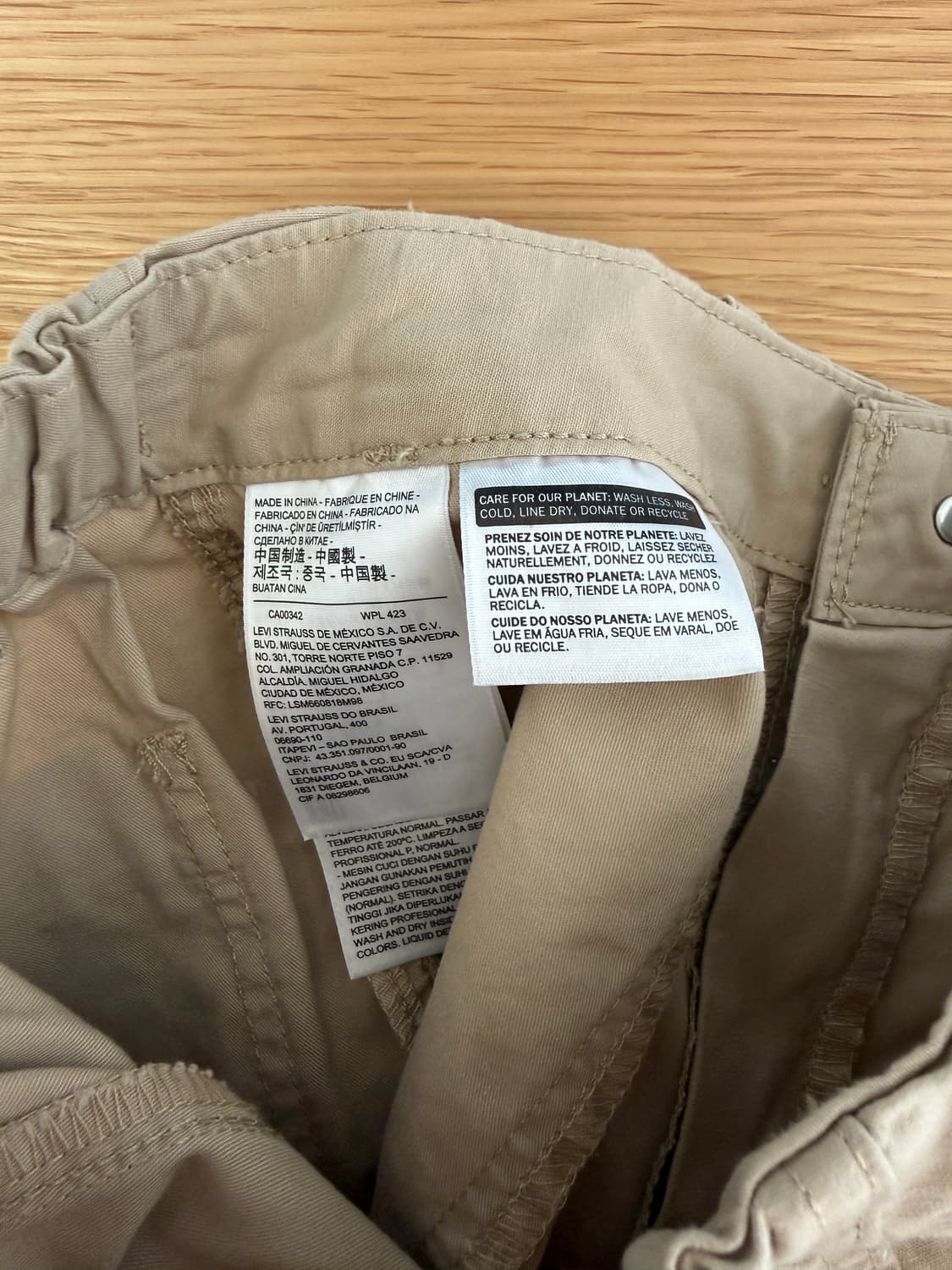 리바이스(Levi's) 코튼 팬츠(뒷 허리 밴딩) 상품이미지8