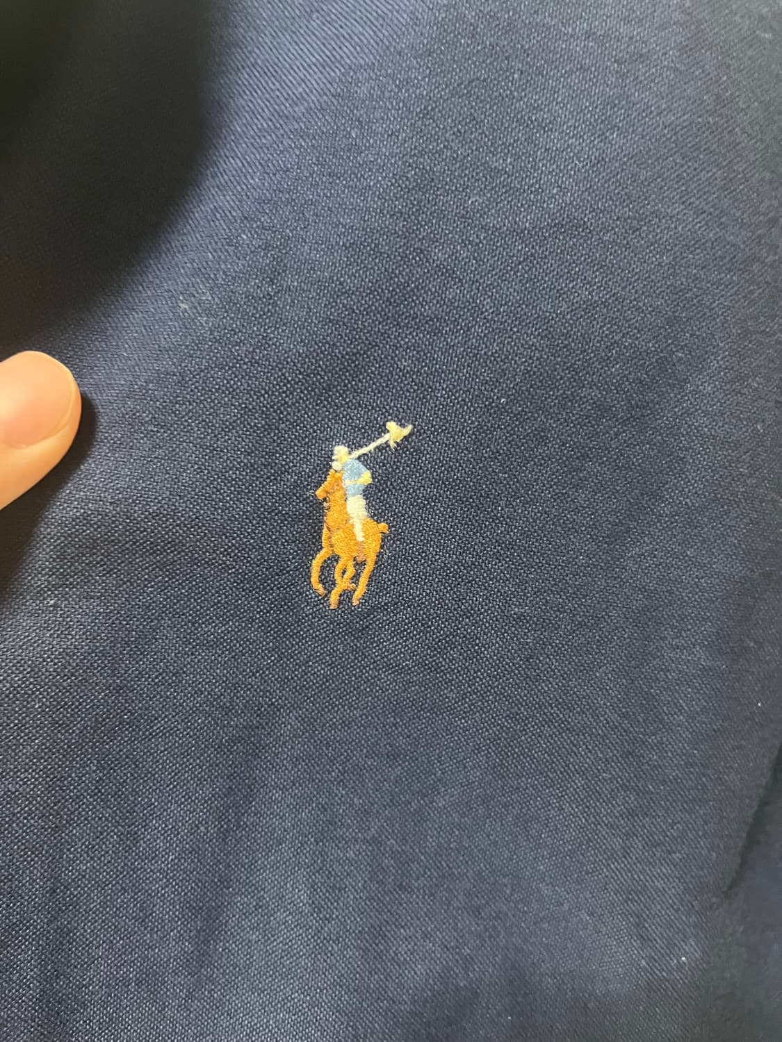 폴로 네이비 셔츠 정품인증 상품이미지5
