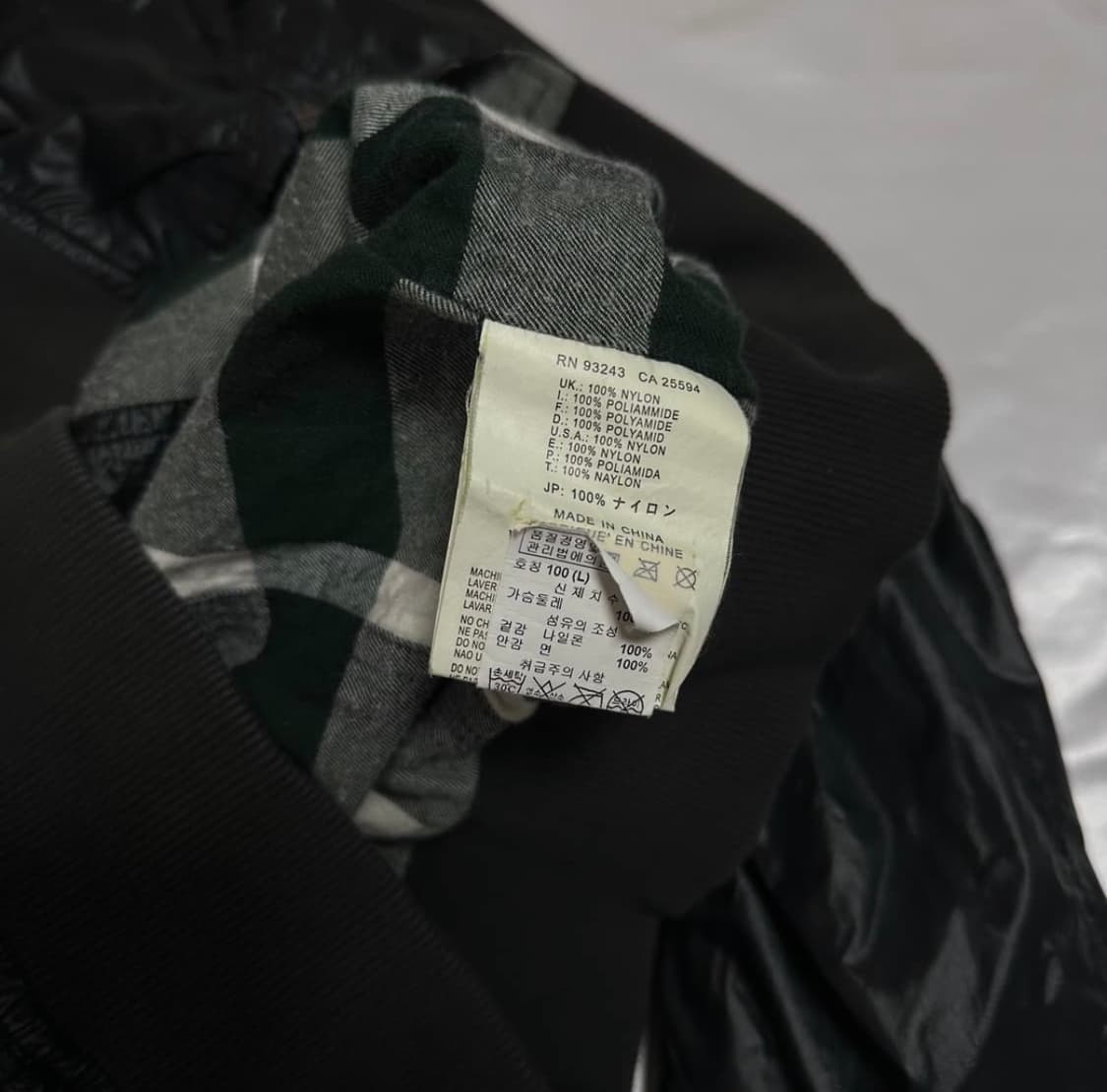 디젤 나일론 메탈 자켓 상품이미지3