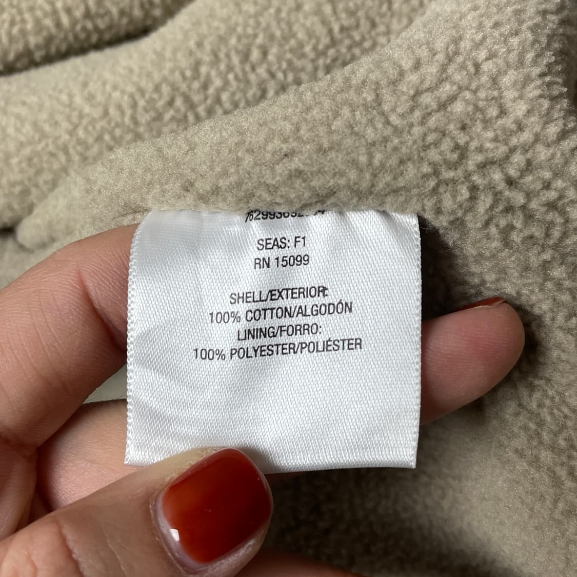 COVINGTON 빈티지 아이보리 셰르파 코튼 셔츠자켓 A00445 상품이미지10