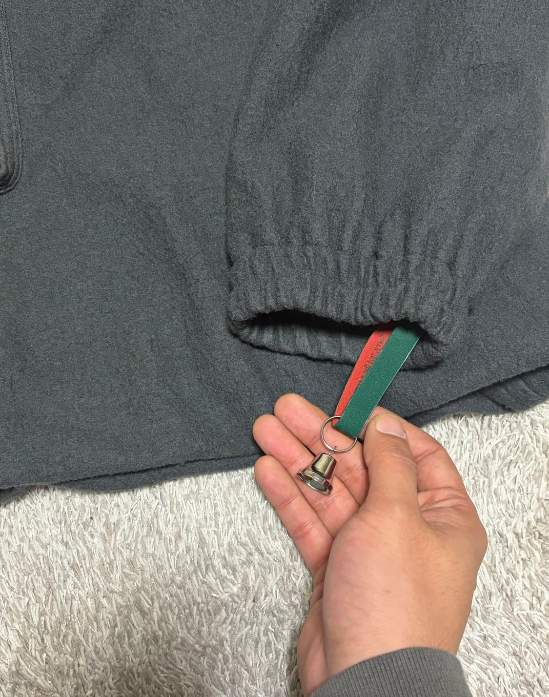 BED j.w FORD 반집업 벨 후리스 자켓 2사이즈 상품이미지3