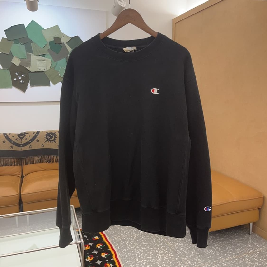 챔피온 리버스위브 베이직 모던 약기모 맨투맨 스웻셔츠 L C06838 상품이미지3