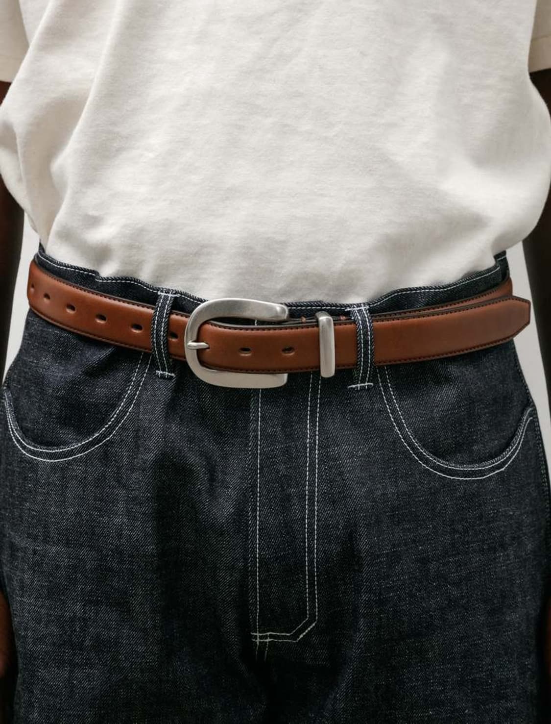 OS) Hender Scheme 헨더스킴 웨스턴 벨트 브라운 상품이미지8