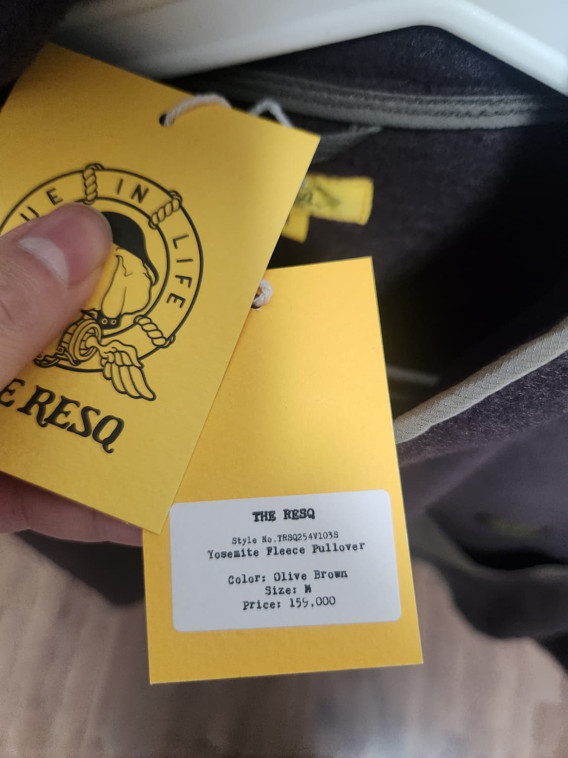 더레스큐 요세미티 플리스 블랙올리브 M사이즈(새상품) 상품이미지2