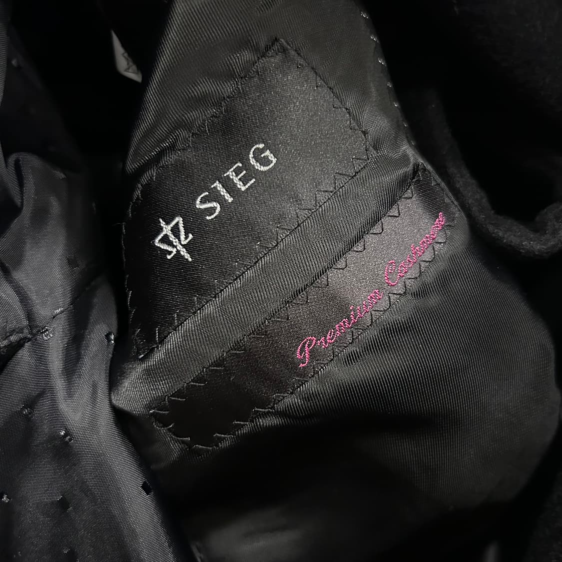 지이크 울 케시미어블랜드 카라 하프 피코트 상품이미지3